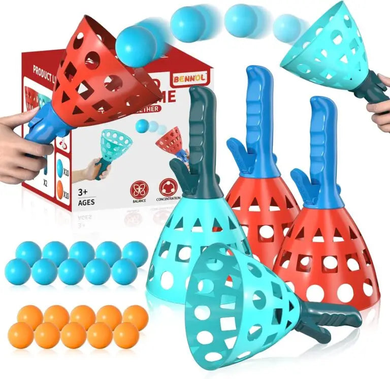 Pop & Catch Rocket Game Set