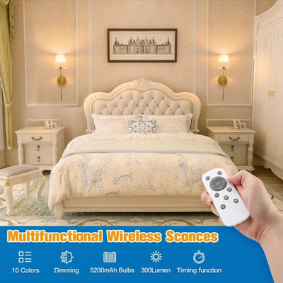 Wireless Wall Lamp Set