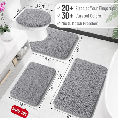 Luxury Chenille Bath Mat