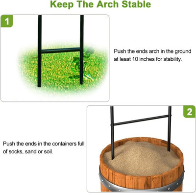 Elegant Metal Garden Arch
