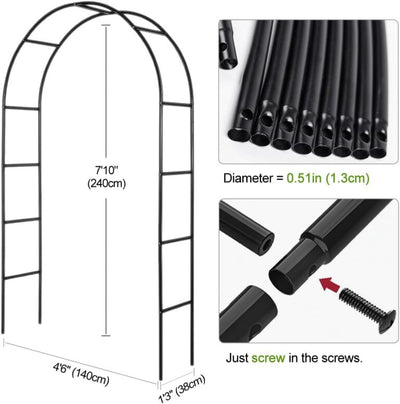 Elegant Metal Garden Arch