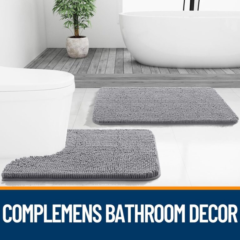 Luxury Chenille Bath Mat